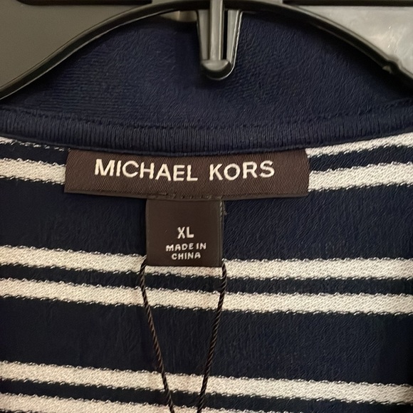 NWT Mens Michael Kors XL short sleeve polo - Picture 3 of 6